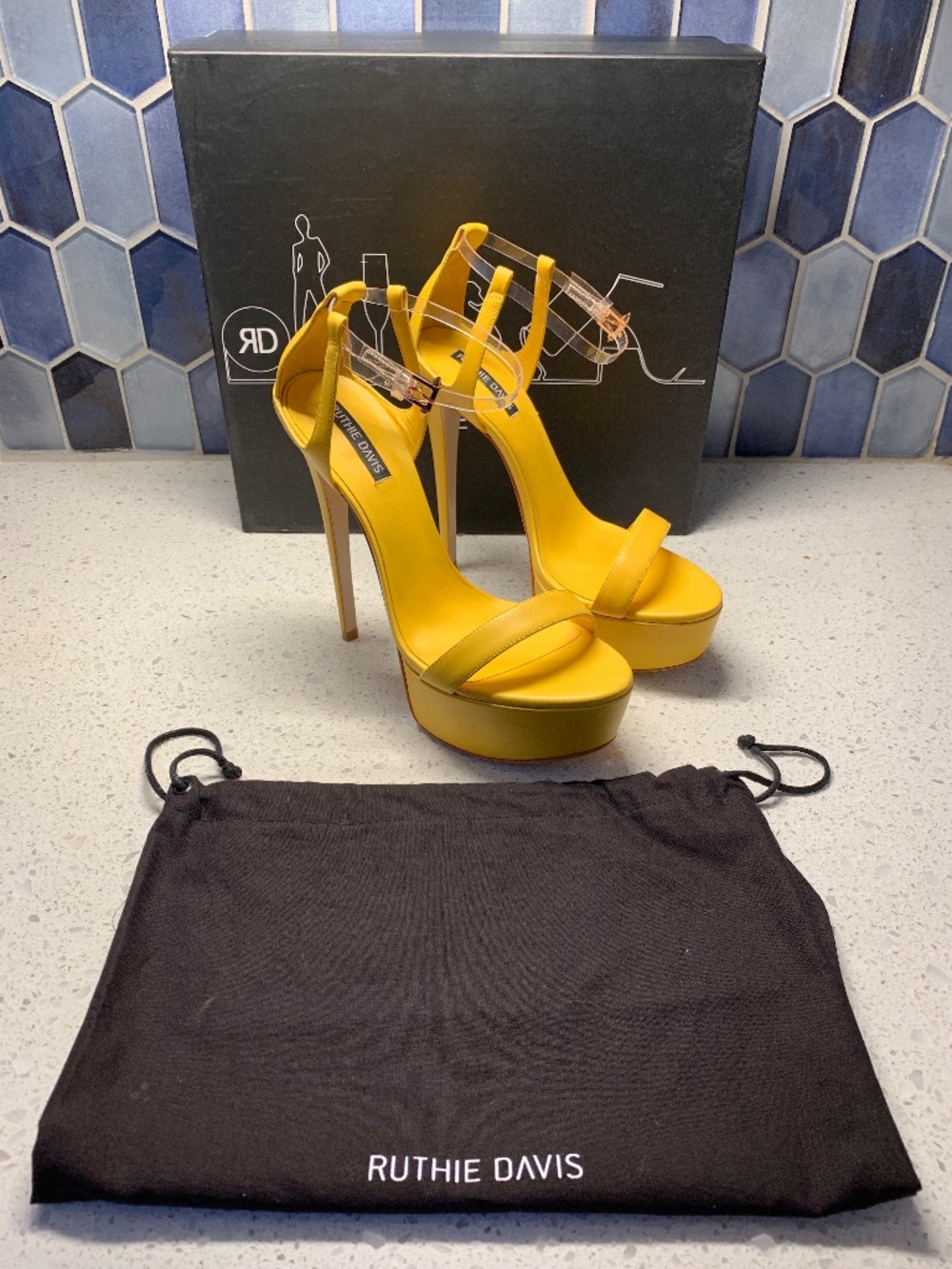 Ruthie Davis Trophy 20 Daffodil High Heels